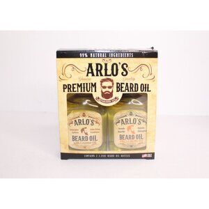 Arlo's Premium Beard Oil Coconut & Pro-Growth Hydration Contains 2 2.5 fl oz NEW